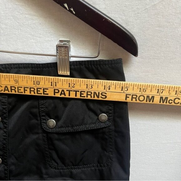 Philosophy di Alberta Ferretti snap button zipper mini skirt Sz 4 - Picture 11 of 11